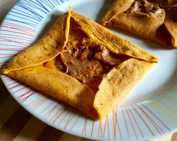 Fast Cooking Methods Pumpkin Crepe Pockets Delicious Nutritious