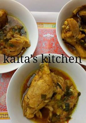 A picture of Chicken pepper soup.