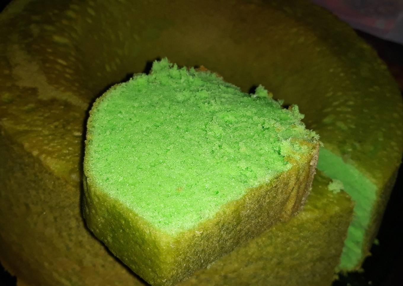 Bolu pandan panggang simpel dan enak