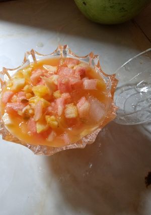 A picture of Fruit salad.
