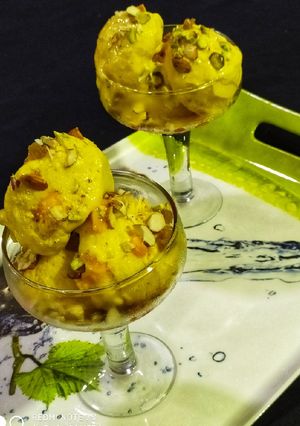 A picture of Mango Ice Cream.