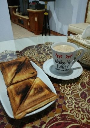Foto resep Sandwich coklat keju silverqueen