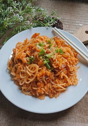 Foto resep Spaghetti goreng saos tomat