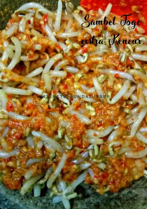 Foto resep Sambel toge ekstra kencur