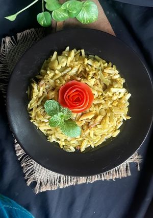 কাঁকরোল-আলুর ভাজি। রেসিপির প্রধান ছবি