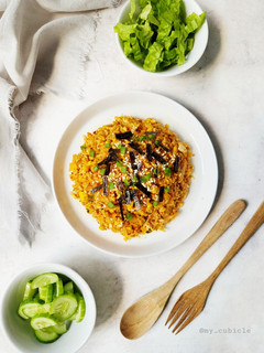 Foto resep Kimchi-bokkeumbap(Nasi Goreng Kimchi)