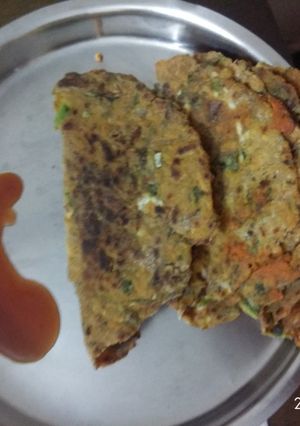 A picture of Veg paratha.
