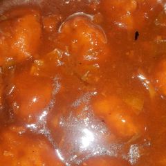 A picture of Veg Manchurian.