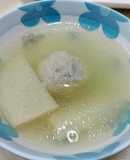 大頭菜丸子湯