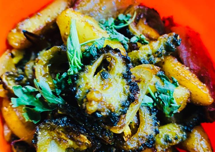 Step-by-Step Guide to Make Perfect Fried Karela / Bitter gourd