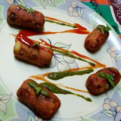 Crispy Bread Cutlets A picture of Crispy Bread Cutlets .