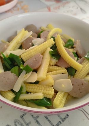 Foto resep Tumis Jagung Muda