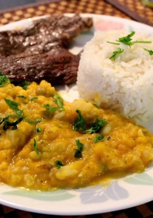 Una foto de Locro de zapallo