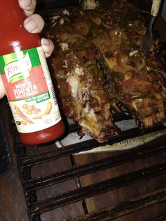 Una foto de Pescado a la parrilla, súper picante 0,0
