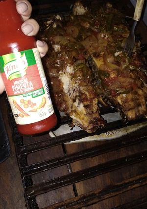 Una foto de Pescado a la parrilla, súper picante 0,0