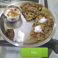 A picture of Stuffed Methi Parantha.