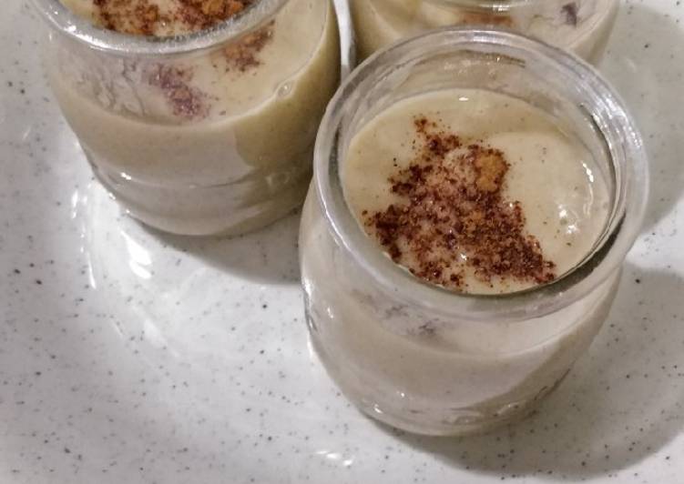 Natillas caseras con bebida de arroz y coco (V / Sin gluten)