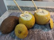 Una foto de melon con plátano