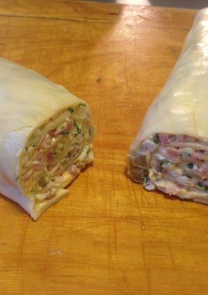 Sajttekercs recept fotója