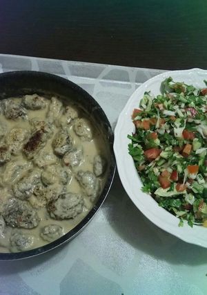 صورة لوصفة كفتة بالطحينة (وصفات كيتو)