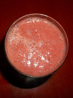 A picture of Strawberry mint shake.