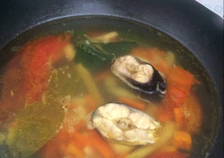 Soup ikan patin  MPASI 17m+