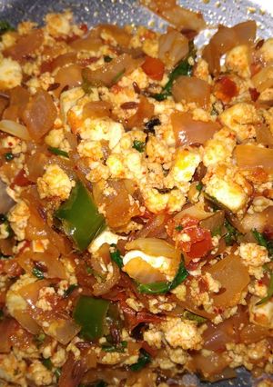A picture of Paneer bhurji.