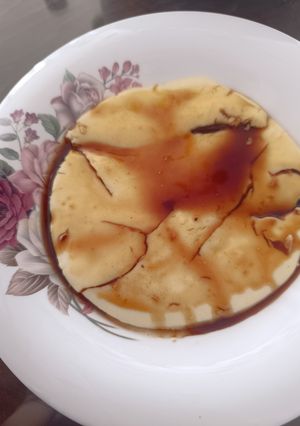 عکسی از دستور کرم کارامل خونگی رژیمی🍮