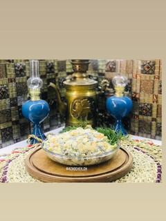 عکسی از دستور سالاد روسی