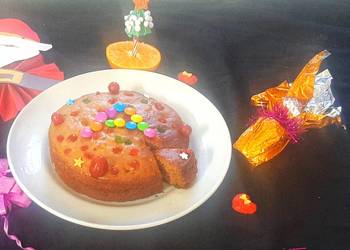 Easy Fast Cooking Eggless Christmas Cake Most Delicious Easy Fast Cooking Eggless Christmas Cake Most Delicious
