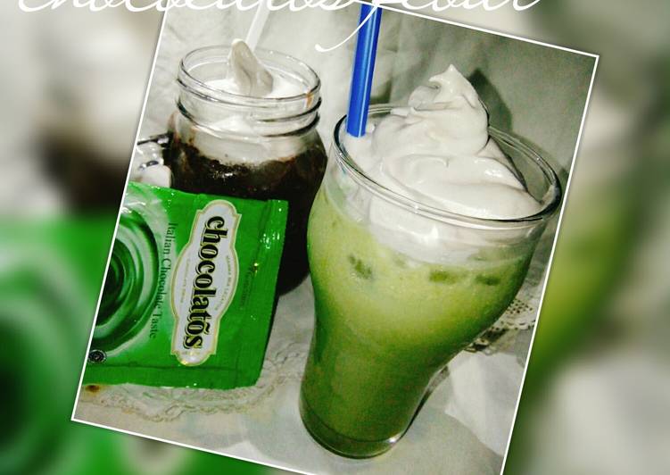 #Chocolatos green tea float