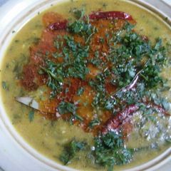 A picture of Dal palak.