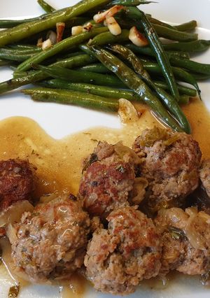 Una foto de Albóndigas de cordero con hierbabuena sin gluten