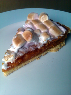 A picture of Vickys Sweet Potato Pie, GF DF EF SF NF.