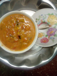 தக்காளி புளி பச்சடி (Thakkali puli pachadi recipe in tamil) செய்முறை முக்கிய புகைப்படம்