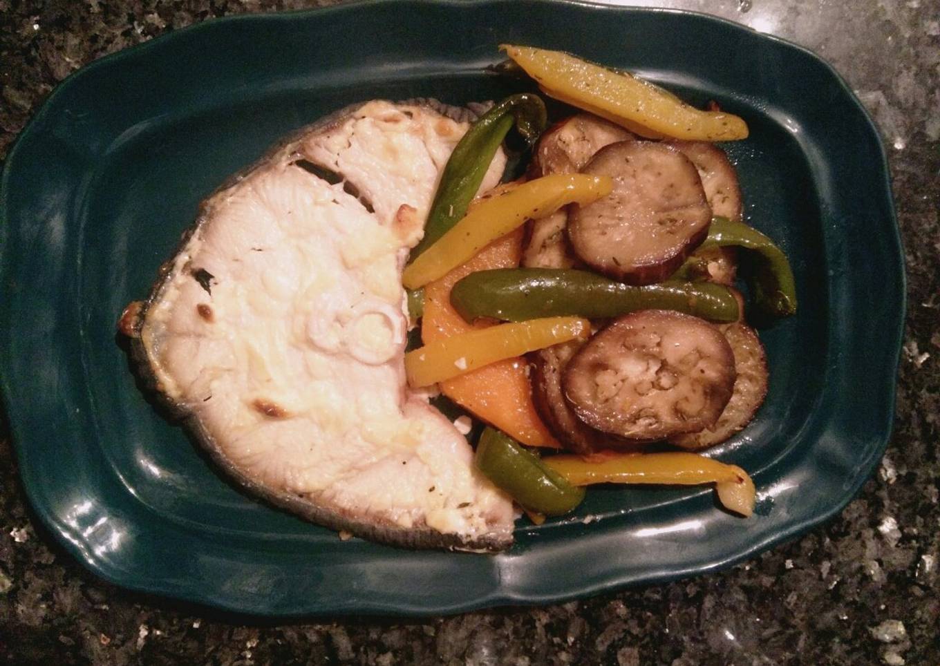 Tintorera al horno