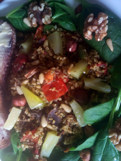 A picture of Sig's zesty tabouleh salad.