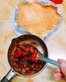 Cơm cháy kho quẹt nồi chiên không dầu