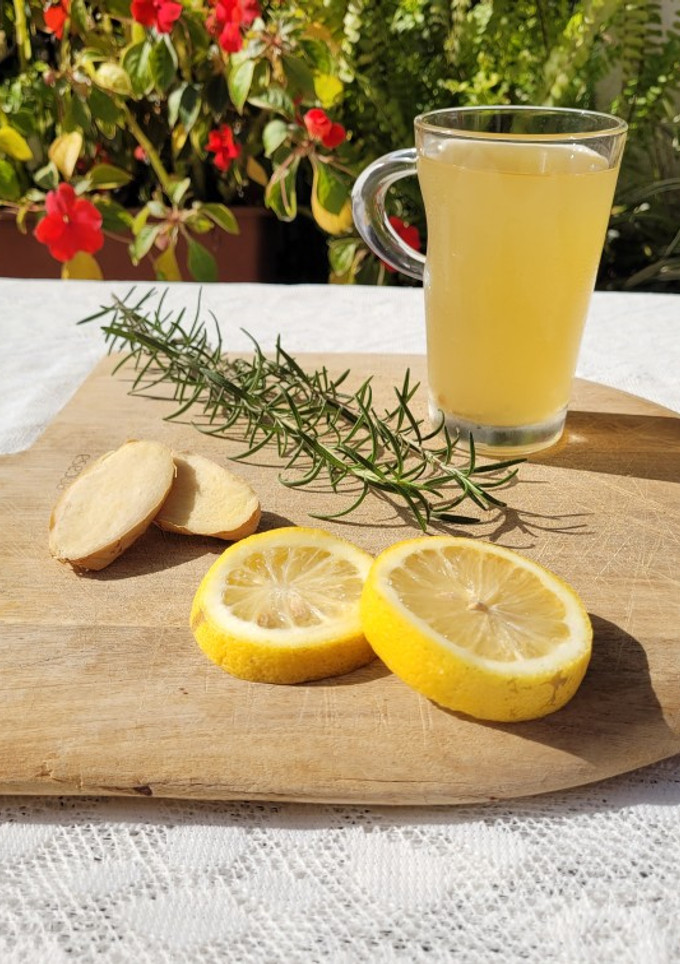Una foto de Té para la gripe