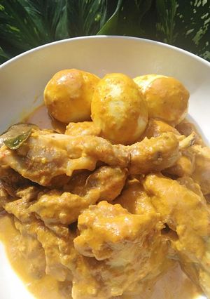 Foto resep Kalio ayam bertelur