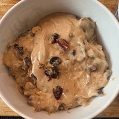 A picture of Christmas pudding ice cream - a Combination of 2 of my favourite things :P ENJOY ho ho ho.