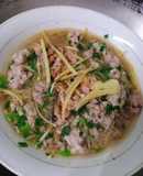 Cá mặn chưng thịt