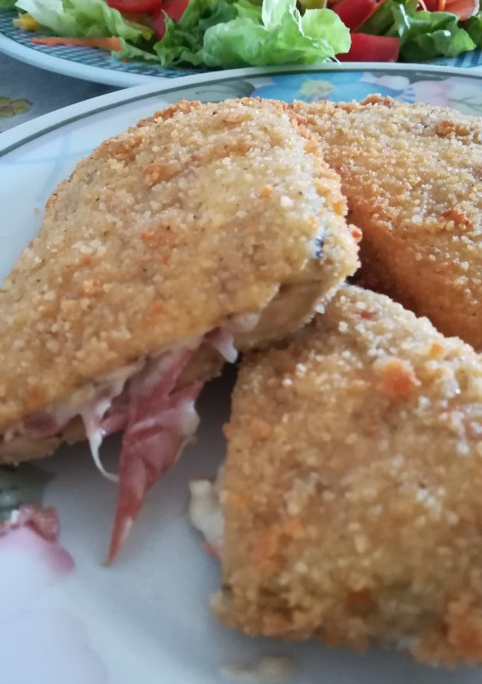 Una foto de Cachopo de berenjena