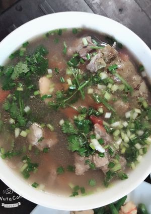 Hình của món Canh sườn sấu chua.