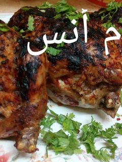 صورة لوصفة طريقة عمل فراخ محشيه بخلطة أم أنس