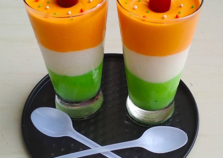 Recipe of Any-night-of-the-week Tricolor Mousse