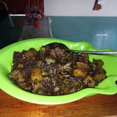 A picture of Cumi kukus masak item.