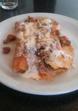 Una foto de Canelones de verdura