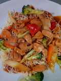 Fideos chinos salteados