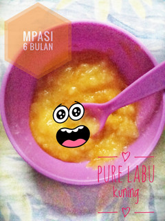 Foto resep Mpasi pure labu kuning